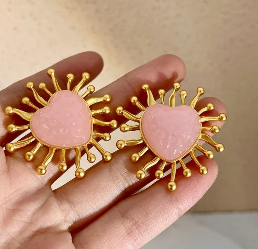 Spiked Pink Heart