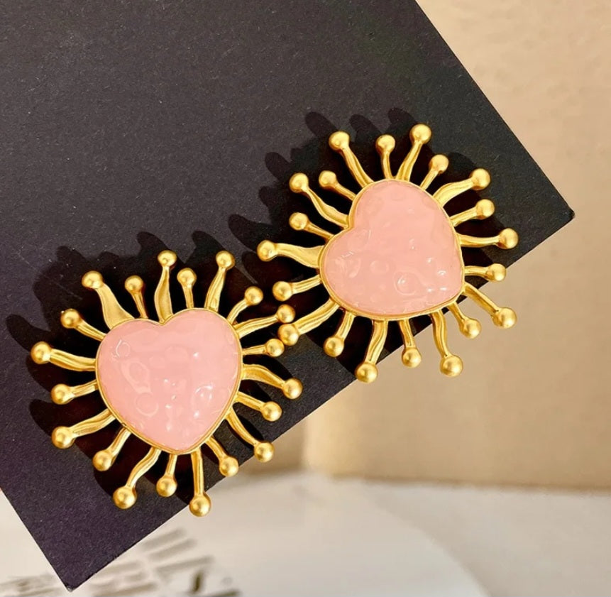 Spiked Pink Heart