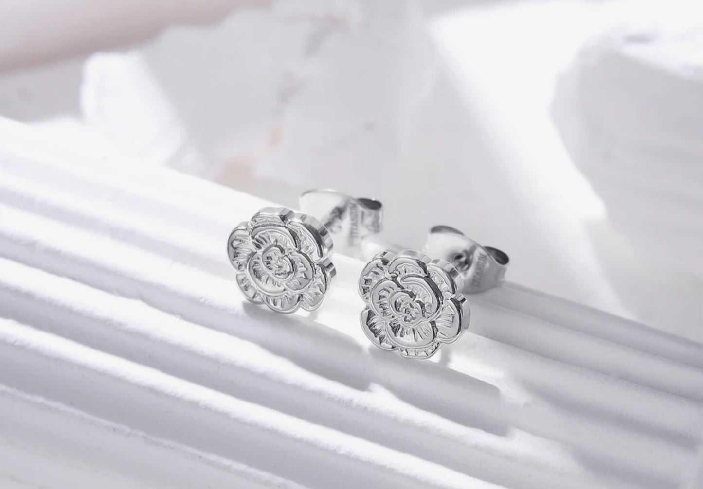 Rosebud Studs