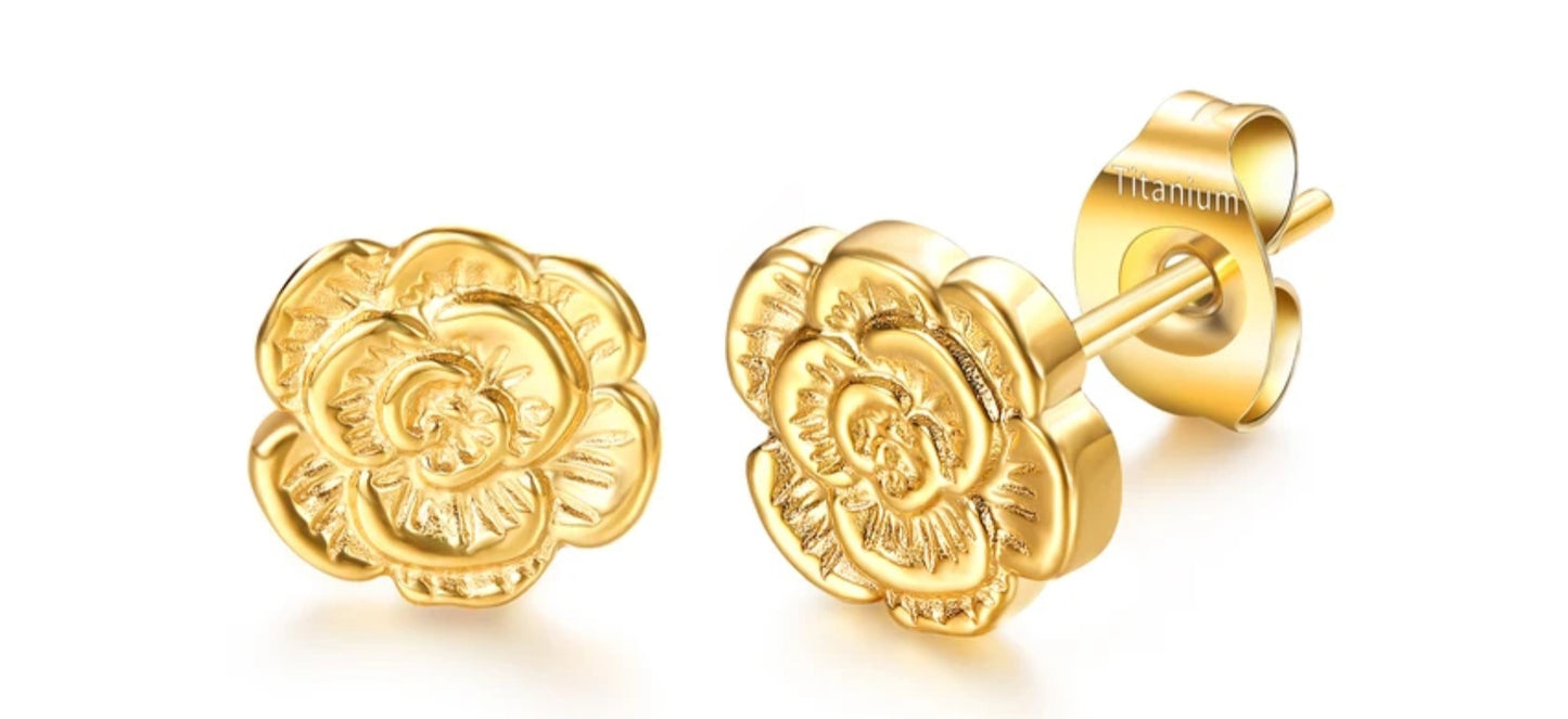 Rosebud Studs